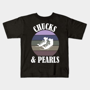 Chucks and Pearls Kids T-Shirt